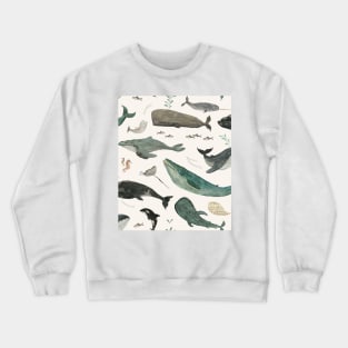 Big whale song Crewneck Sweatshirt